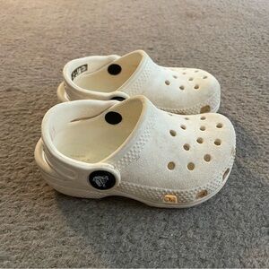 Kids' White Slip-On Clogs crocs